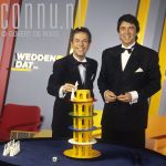 15-02-1988 Ron Brandsteder en Jos Brink in studio Aalsmeer Photo: Govert de Roos/Connu